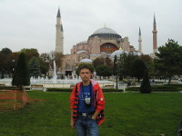 2017.09.30 At the square in front of the Hagia Sophia cathedral, mosque and museum (Istanbul, Turkey).