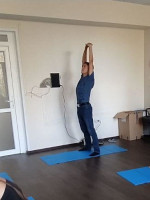 2020.10.01 Participation in the company's “industrial gymnastics” – yoga: stretching up!
