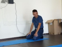 2020.10.01 Participation in the company's “industrial gymnastics” – yoga: a minute break.