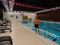2021.11.13 Not a special fan of swimming in a pool – in the large 4-lane pool of “SberUniversity”.