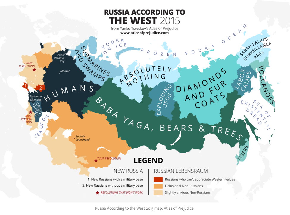 Russia According to the West 2015