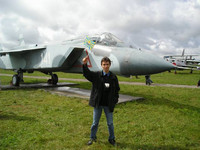 2004-08-15. Около самолёта Як-141 в Центральном музее ВВС.