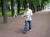 2005-08-07. Заблудился в Летнем саду.