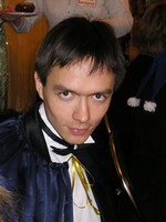 2009-12-25. Магистр в мантии на «фирменном» праздновании Нового 2010 года.