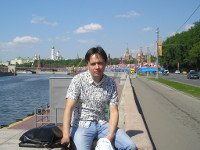 2016-05-11. Вид с Москворецкой набережной на меня и Кремль. 😊