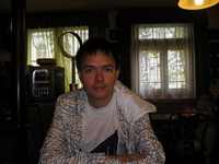 2016-09-17. Вена, в «фирменном» арт-кафе в доме Хундертвассера (Kunst-Cafe im Hundertwasserhaus).