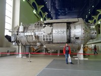 2018-04-29. Модуль «Спектр» орбитальной станции «Мир» в одном из тренировочных залов Центра подготовки космонавтов в Звёздном городке.