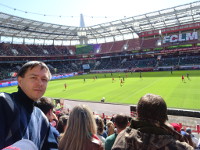 2019-04-28. На стадионе «РЖД-арена» во время 2-го тайма матча премьер-лиги между футбольными клубами «Локомотив» и «Енисей».