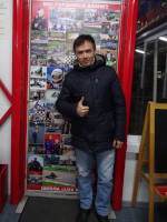 2019-11-23. Радостно-воодушевлённый после заезда на картах на полигоне “Lux Kart”. Не реклама! 😊