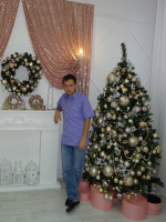 2019-12-29. Новогодняя открытка (2) с белоснежным фальш-камином.