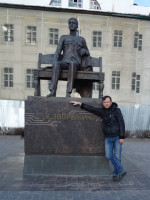 2022-04-15. In Murom (Vladimir region, Russia), at the monument to the outstanding Muromian – Vladimir Kozmich Zvorykin, a Russian engineer and inventor, one of the inventors of television, whom we lost (he died in the USA as an American inventor).