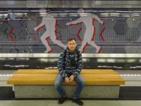 2022-04-30. At the ”Spartak” football station of the Moscow metro.