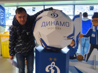 2022-04-30. At the “Dynamo” stadium I finally managed to understand why Russian football is so weak by world standards – it is hard to play with a polyhedral ball! 😁