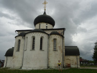 2022-06-05. At the old Saint George's Cathedral, built in 1230 – 1234 not far from the walls of Yuiev [Polsky] Kremlin, thus the last large white stone temple that was built in Russia before the Tatar-Mongol invasion.