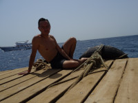 2022-08-18. Someone is sailing at the sea on a luxury yacht, and someone, like a tramp, is happy to have a wooden pier with old tyres, but – most importantly! – to the sea and the sun! 😍