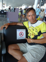 2022-08-31. I am sitting and almost not violating any of the prohibitions of the Hurghada airport (مطار الغردقة الدولي). 😇