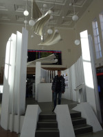 2022-10-09. In the middle of something unusual, strange and beautiful at the railway station of Kaliningrad (Königsberg), Russia.