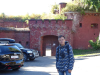 2022-10-10. At the entrance to the Astronomical Bastion (Bastion Sternwarte), more precisely, to its reduit – the only surviving part of this fortification, named after the nearby Königsberg Observatory (Sternwarte Königsberg).