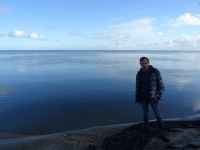 2022-10-12. From the “reverse” side of the Curonian Spit, that is, from the side “looking” not into the open Baltic Sea, but through the Curonian Lagoon to the mainland.