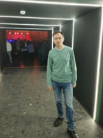 2023-03-08. In the luminous corridor leading to the main hall of the concert bar (!) “Zeche” in Vladimir, Russia.