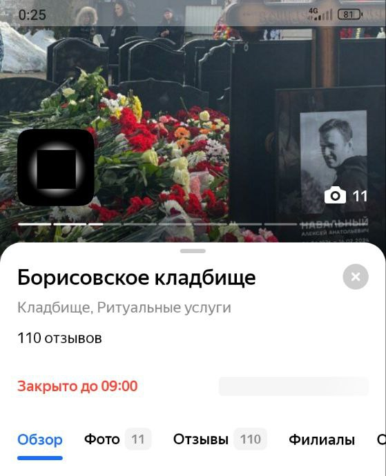 Борисовское кладбище, Навальный Алексей Анатольевич