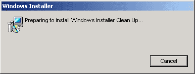 Установка очистки Windows-установщика Установка очистки Windows-установщика