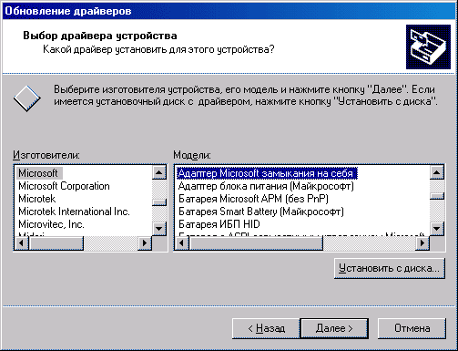 Адаптер замыкания на себя