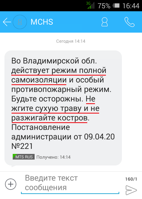 Не жгите ДО́МА сухую траву и не разжигайте там костров (г. Владимир)