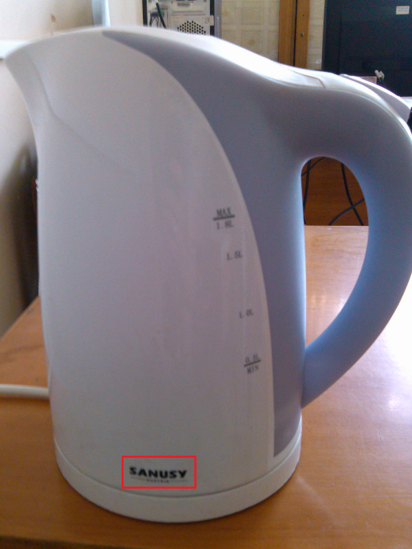 Электрочайник известной марки Sanusy (Китай, предположительно)