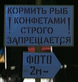 Кормить рыб конфетами запрещается (Крым, г. Евпатория) Кормить рыб конфетами запрещается (Крым, г. Евпатория)