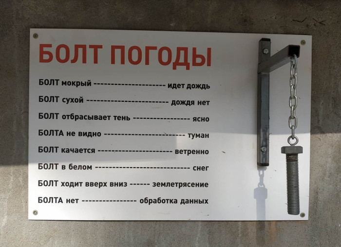 Болт погоды (г. Владимир)