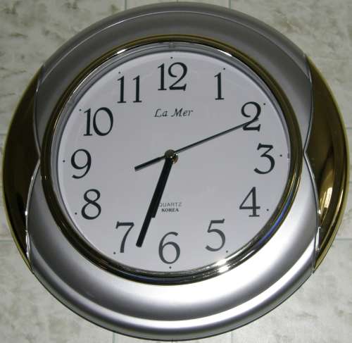 Clock for a “La Mer”