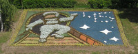 A cosmonaut made of flowers 
© 2006 Stanislav Ogryzkov