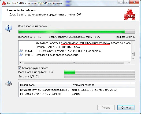 Alcohol 120%… или 372x?.. Alcohol 120%… или 372x?..