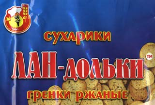 Сухарики «LAN-дольки» Сухарики «LAN-дольки»