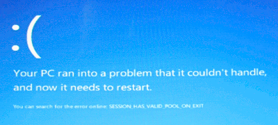 Windows 8's “Blue Screen of Death” (BSoD)