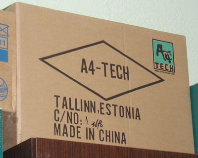 Tallin, Estonia Made in China (China) Tallin, Estonia Made in China (China)