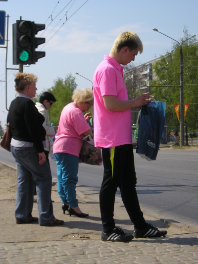 Pink Color Is for All Ages (Vladimir, Russia)