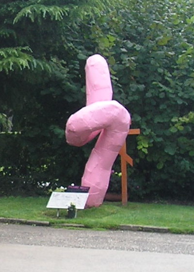 Grave Monument Looks Like a Pink… (Vienna, Austria)