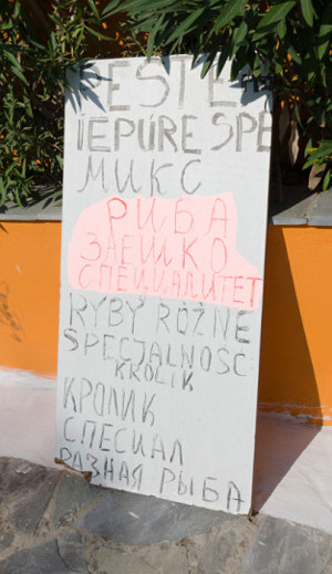 Риба, заешко, специалитет (Греция, о. Закинф)