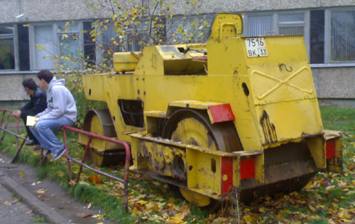 Parking for Road Rollers (Vladimir, Russia) Parking for Road Rollers (Vladimir, Russia)