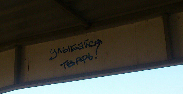 Улыбайся, тварь! (Краснодарский край, г. Кореновск)