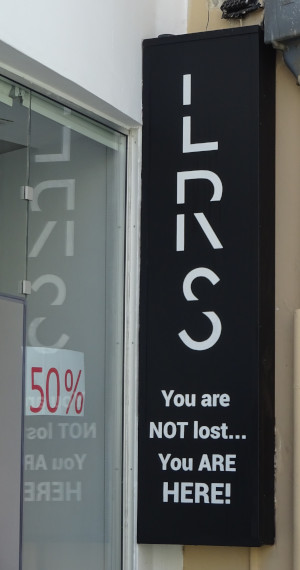 You Are Not Lost… You Are HERE! (Larnaca, Cyprus)