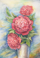 Diana Parks Pions 
(paper, water-color, 2015)