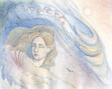 Dream 
(color pencils, 2002)