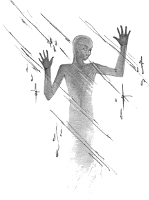 Glass 
(pencil + graphics, 2007)
