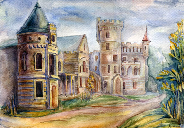 Khrapovirsky Castle 
(water-color, 2006)