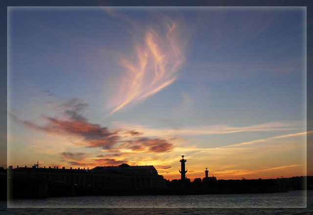 Sunset Over the Neva