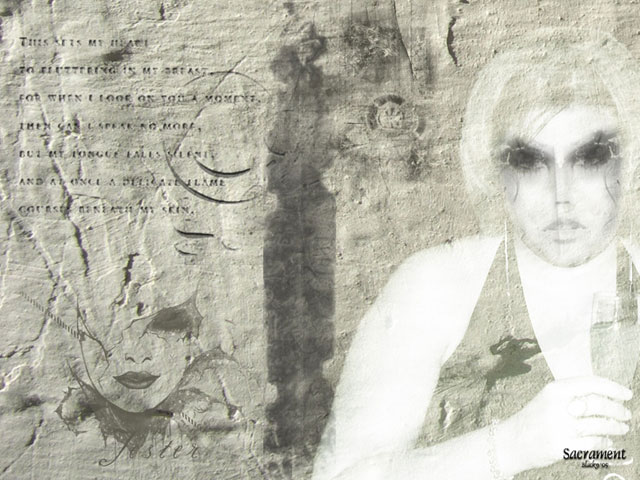 Sacrament 
(using original brushes from Annika von Holdt)