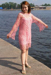 Open-Work Dress 
(hooked & beaded)